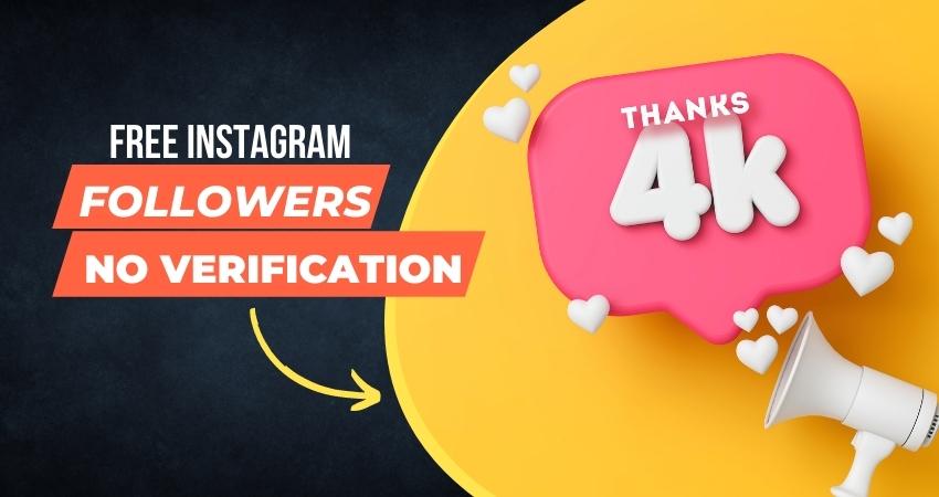 Free Instagram followers Without Human Verification