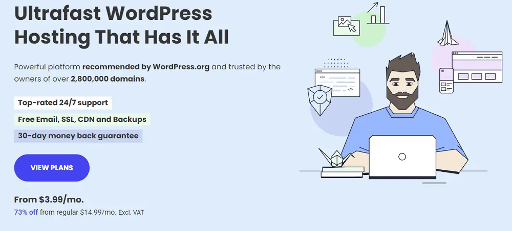 SiteGround - fastest wordpress hosting